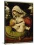 La Vierge au coussin vert-Andrea Solario-Stretched Canvas