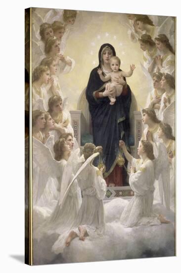 La Vierge aux anges-William Adolphe Bouguereau-Stretched Canvas