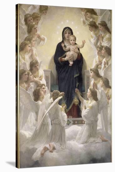 La Vierge aux anges-William Adolphe Bouguereau-Stretched Canvas