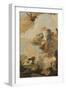 La Vierge du Carmel apparaissant à Saint Simon-Giovanni Battista Tiepolo-Framed Giclee Print