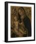 La Vierge et l'Enfant, avec deux chérubins-null-Framed Giclee Print