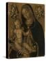 La Vierge et l'Enfant, avec deux chérubins-null-Stretched Canvas