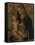 La Vierge et l'Enfant, avec deux chérubins-null-Framed Stretched Canvas