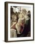 La Vierge et l'Enfant avec Saint Jean-Baptiste enfant-Sandro Botticelli-Framed Giclee Print