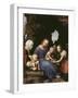 La Vierge et l'Enfant Jésus avec Sainte Elisabeth, Saint Jean et Saint Michel, dite : La Vierge-Cesare Da Sesto-Framed Giclee Print