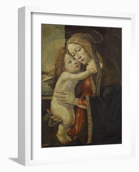 la Vierge et l'Enfant-Sandro Botticelli-Framed Giclee Print