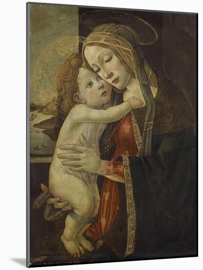 la Vierge et l'Enfant-Sandro Botticelli-Mounted Giclee Print