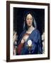 La Vierge ?'Hostie-Jean-Auguste-Dominique Ingres-Framed Giclee Print