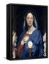 La Vierge ?'Hostie-Jean-Auguste-Dominique Ingres-Framed Stretched Canvas