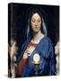 La Vierge ?'Hostie-Jean-Auguste-Dominique Ingres-Stretched Canvas