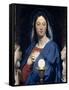 La Vierge ?'Hostie-Jean-Auguste-Dominique Ingres-Framed Stretched Canvas