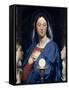 La Vierge ?'Hostie-Jean-Auguste-Dominique Ingres-Framed Stretched Canvas