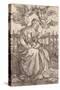 La Vierge Marie Couronnee Par Deux Anges - Gravure Sur Cuivre De Albrecht Durer (1471-1528), 1518 --Albrecht Dürer or Duerer-Stretched Canvas