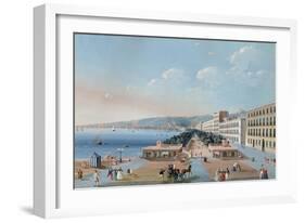 La Villa Reale Di Chiaia, Naples-null-Framed Giclee Print