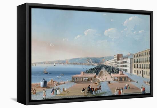 La Villa Reale Di Chiaia, Naples-null-Framed Stretched Canvas