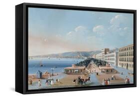 La Villa Reale Di Chiaia, Naples-null-Framed Stretched Canvas