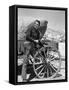 La Ville Abandonnee YELLOW SKY by William Wellman aveGregory Peck, 1948 (b/w photo)-null-Framed Stretched Canvas