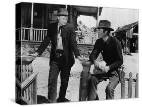 La Ville Abandonnee YELLOW SKY by William Wellman with Richard Widmark and Gregory Peck, 1948 (b/w -null-Stretched Canvas