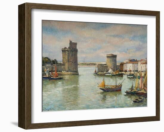 La Ville De La Rochelle-Pierre Langlade-Framed Giclee Print