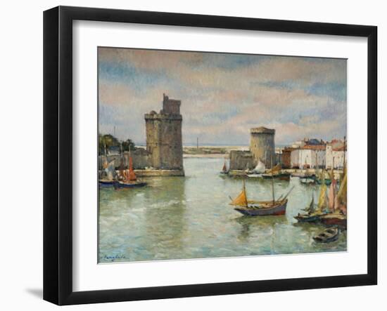 La Ville De La Rochelle-Pierre Langlade-Framed Giclee Print