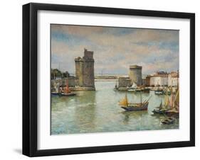 La Ville De La Rochelle-Pierre Langlade-Framed Giclee Print