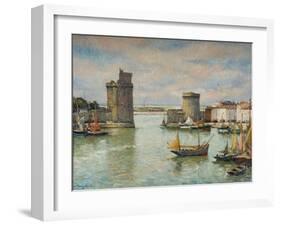 La Ville De La Rochelle-Pierre Langlade-Framed Giclee Print