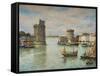 La Ville De La Rochelle-Pierre Langlade-Framed Stretched Canvas