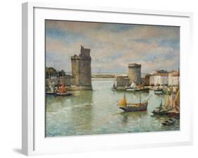 La Ville De La Rochelle-Pierre Langlade-Framed Giclee Print