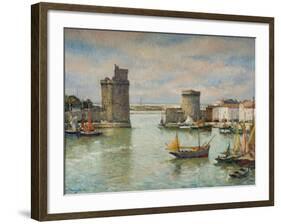 La Ville De La Rochelle-Pierre Langlade-Framed Giclee Print