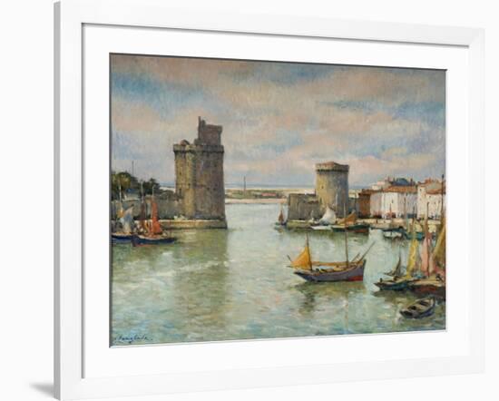 La Ville De La Rochelle-Pierre Langlade-Framed Giclee Print