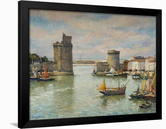 La Ville De La Rochelle-Pierre Langlade-Framed Giclee Print