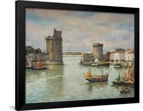 La Ville De La Rochelle-Pierre Langlade-Framed Giclee Print