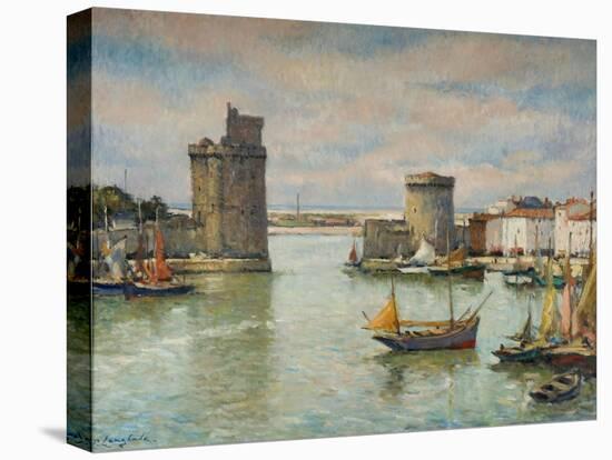 La Ville De La Rochelle-Pierre Langlade-Stretched Canvas