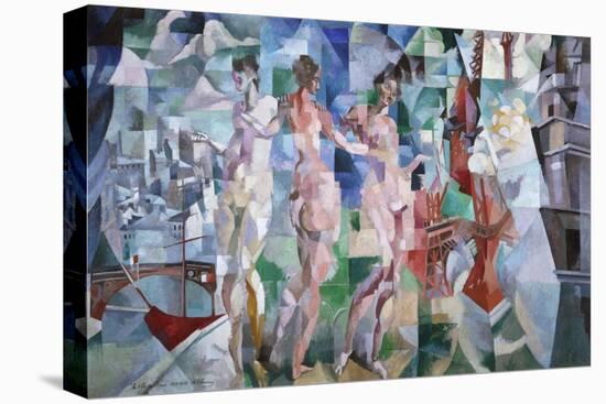 La ville de Paris-Robert Delaunay-Stretched Canvas