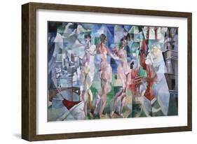 La ville de Paris-Robert Delaunay-Framed Giclee Print