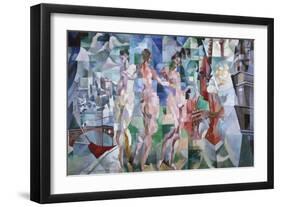 La ville de Paris-Robert Delaunay-Framed Giclee Print