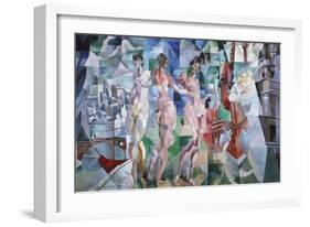 La ville de Paris-Robert Delaunay-Framed Giclee Print