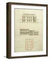 La Villettte Slaughterhouse and Cattle Market, Buildings of the Administration-Victor Baltard-Framed Giclee Print