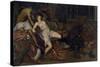 La violencia de Tarquino, 16th century-Jacopo Robusti Tintoretto-Stretched Canvas