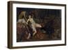 La violencia de Tarquino, 16th century-Jacopo Robusti Tintoretto-Framed Premium Giclee Print