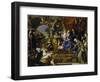 La Virgen Con El Niño Entre Las Virtudes Teologales Y Santos, 1669-Claudio Coello-Framed Giclee Print