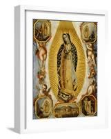 La Virgen de Guadalupe, 18th Century, Mexican School-null-Framed Giclee Print