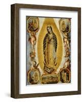 La Virgen de Guadalupe, 18th Century, Mexican School-null-Framed Giclee Print