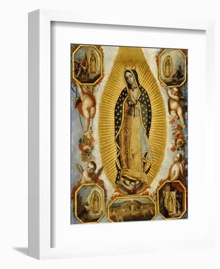 La Virgen de Guadalupe, 18th Century, Mexican School-null-Framed Giclee Print