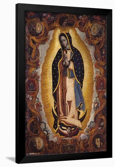 La Virgen De Guadalupe Religious Poster-null-Framed Poster