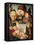 La Virgen y San José adorando al Niño, 1489-1504-Gian Francesco De Maineri Da Parma-Framed Stretched Canvas