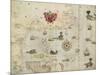 La Virgenia Pars: a Map of the East Coast of N. America-John White-Mounted Art Print