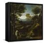 La vision de saint Eustache-Giovanni Viola-Framed Stretched Canvas