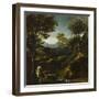 La vision de saint Eustache-Giovanni Viola-Framed Giclee Print