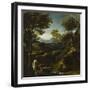 La vision de saint Eustache-Giovanni Viola-Framed Giclee Print